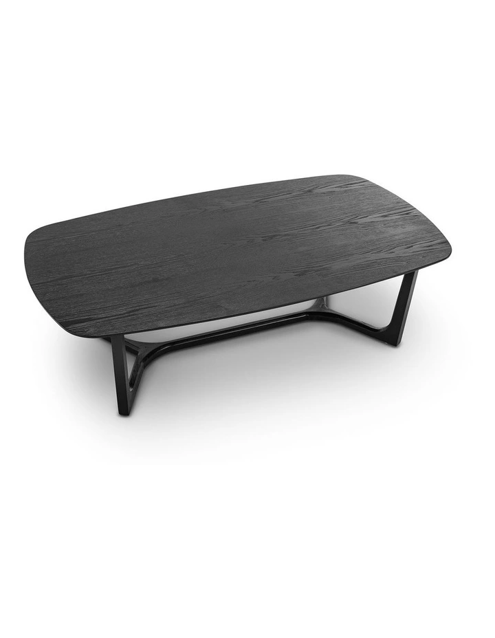 Span Ashwood Oval Coffee Table In Black image 4