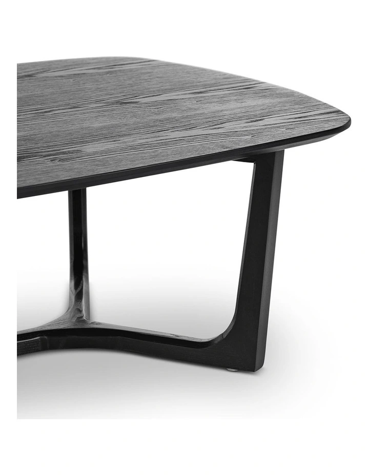 Span Ashwood Oval Coffee Table In Black image 5