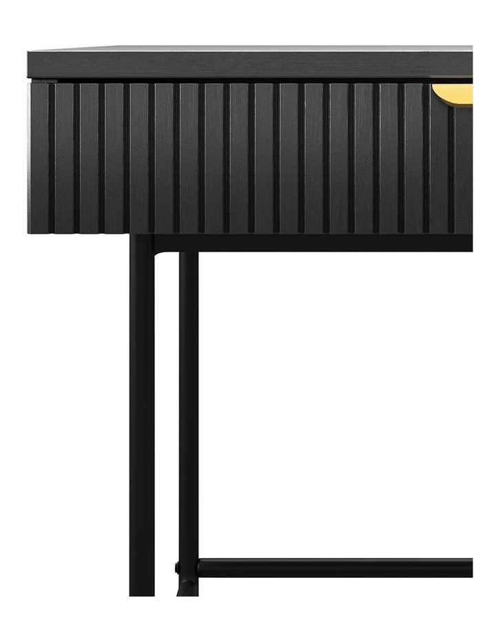 Kina Ripple Desk 140cm In Black Oak image 4