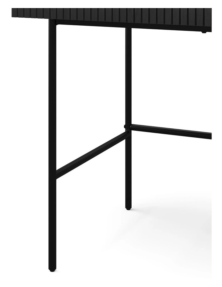 Kina Ripple Desk 140cm In Black Oak image 5