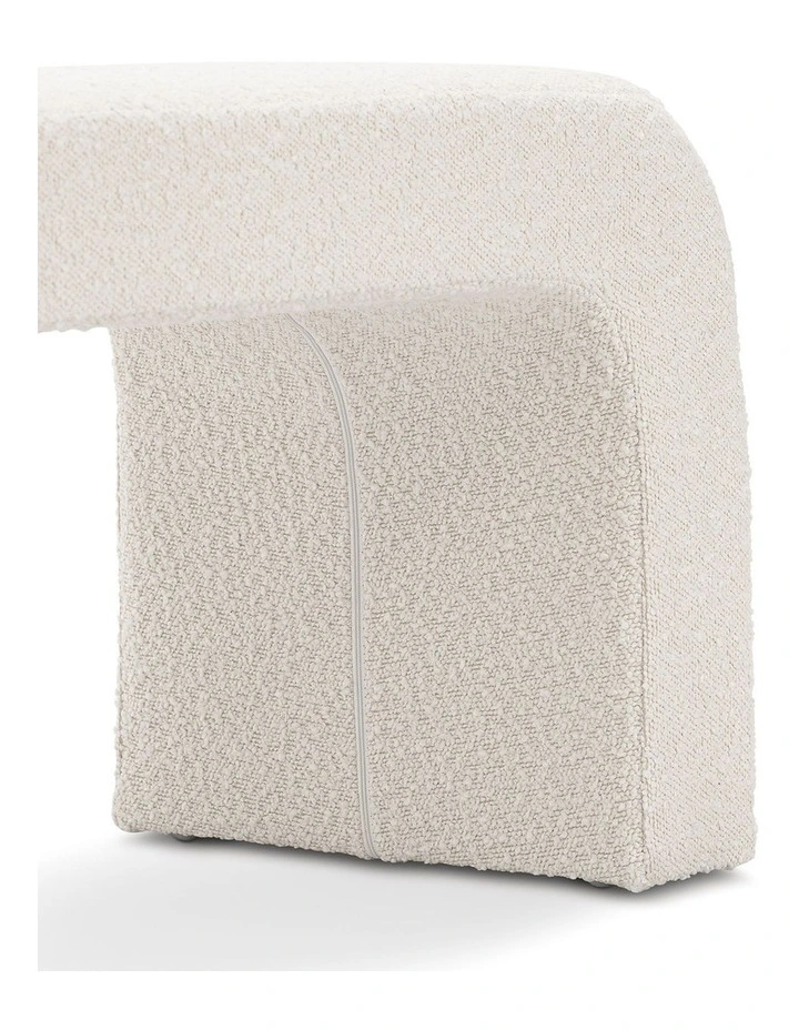 Harper Arch Bench Seat 120cm In Cream Boucle image 5