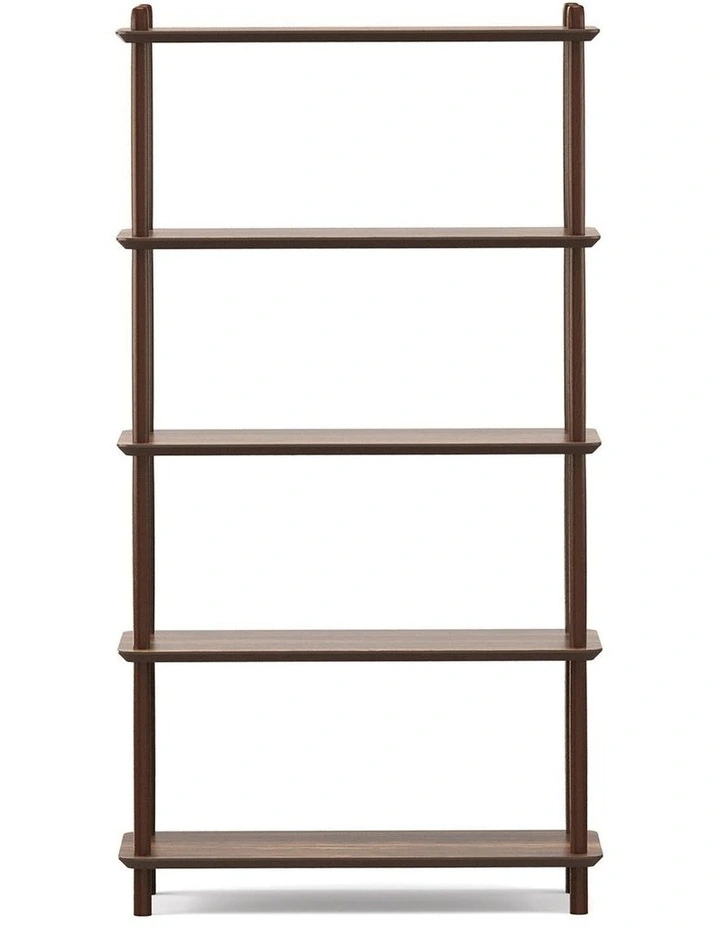 Rakk Tall Bookshelf In Light Walnut image 3