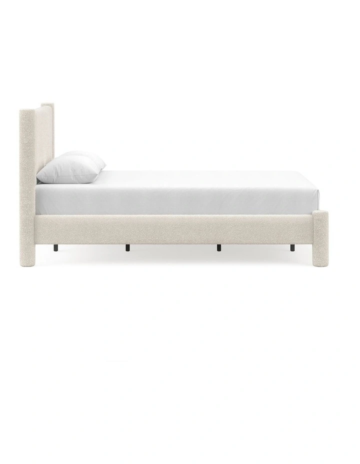 Liora Queen Bed Frame In Cream Boucle image 3