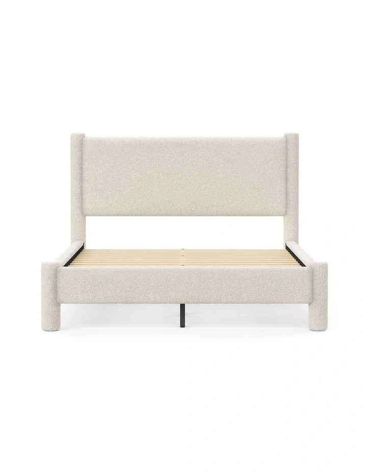 Liora Queen Bed Frame In Cream Boucle image 4