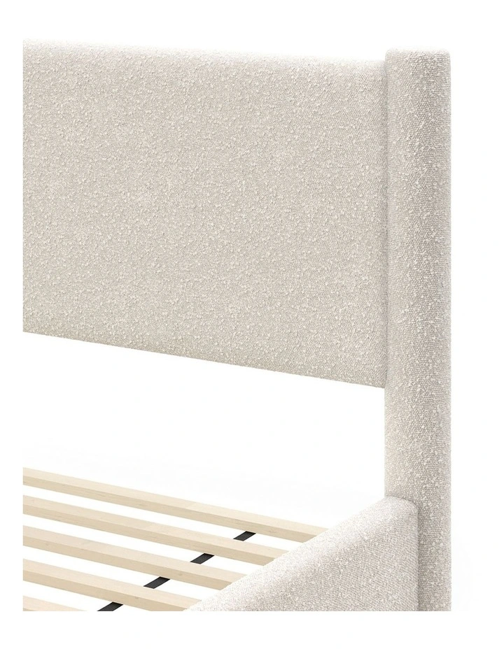 Liora Queen Bed Frame In Cream Boucle image 5