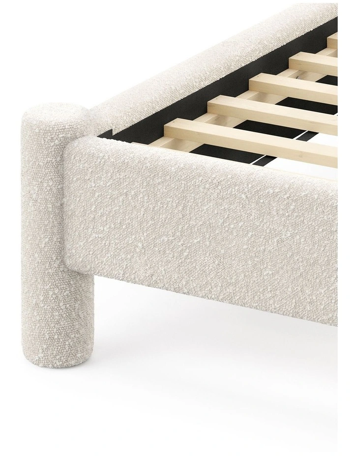 Liora Queen Bed Frame In Cream Boucle image 6