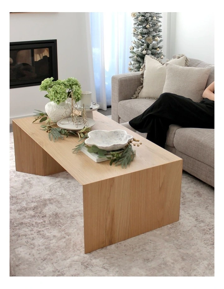 Edje Oak Coffee Table 130cm In Natural image 2