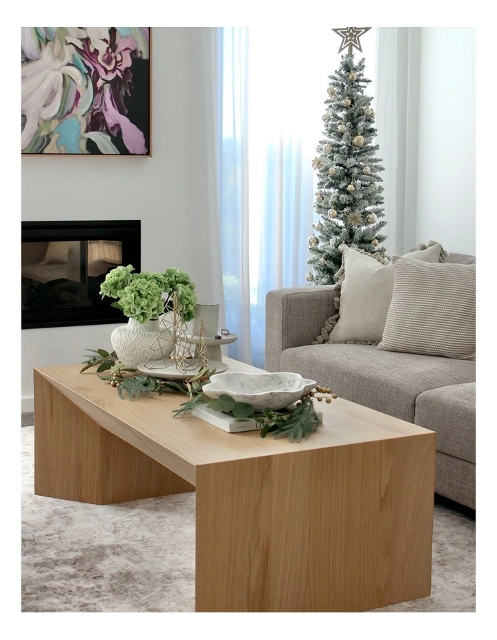 Edje Oak Coffee Table 130cm In Natural image 3