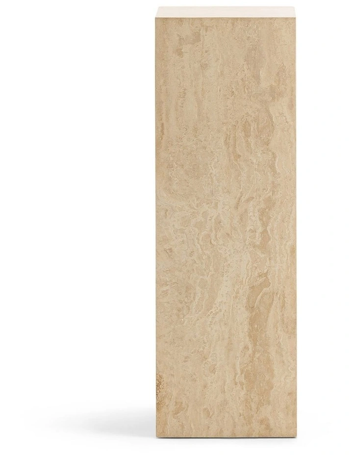 Cubie Plinth Tall In Cream image 2