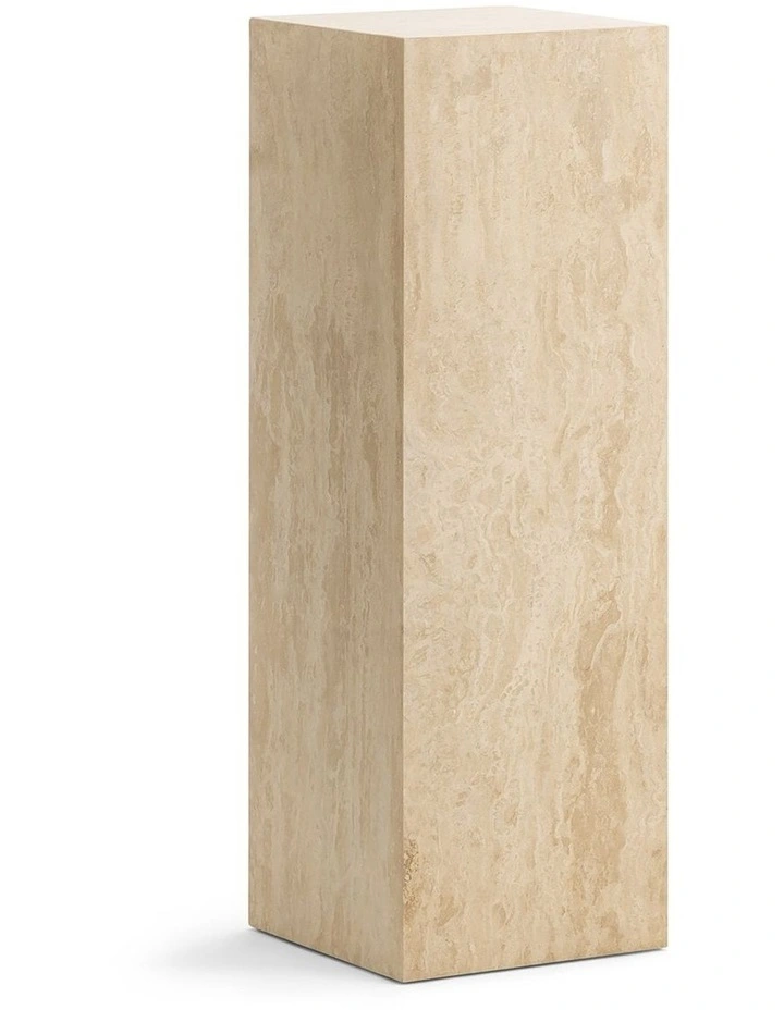 Cubie Plinth Tall In Cream image 3