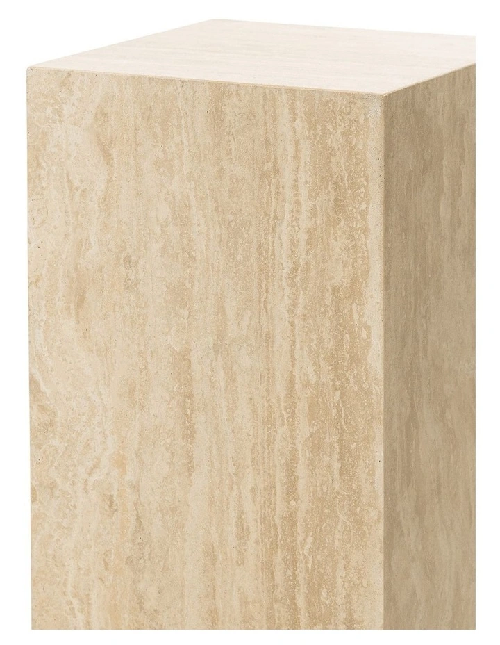 Cubie Plinth Tall In Cream image 5