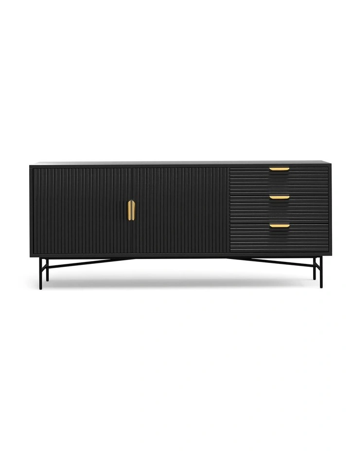 Kina Ripple Sideboard Buffet In Black Oak image 2