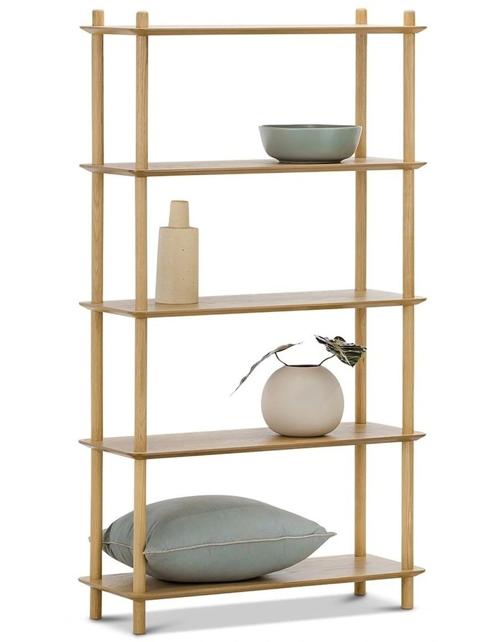 Rakk Tall Bookshelf In Natural Oak image 1