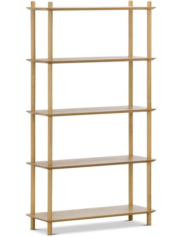 Rakk Tall Bookshelf In Natural Oak image 2