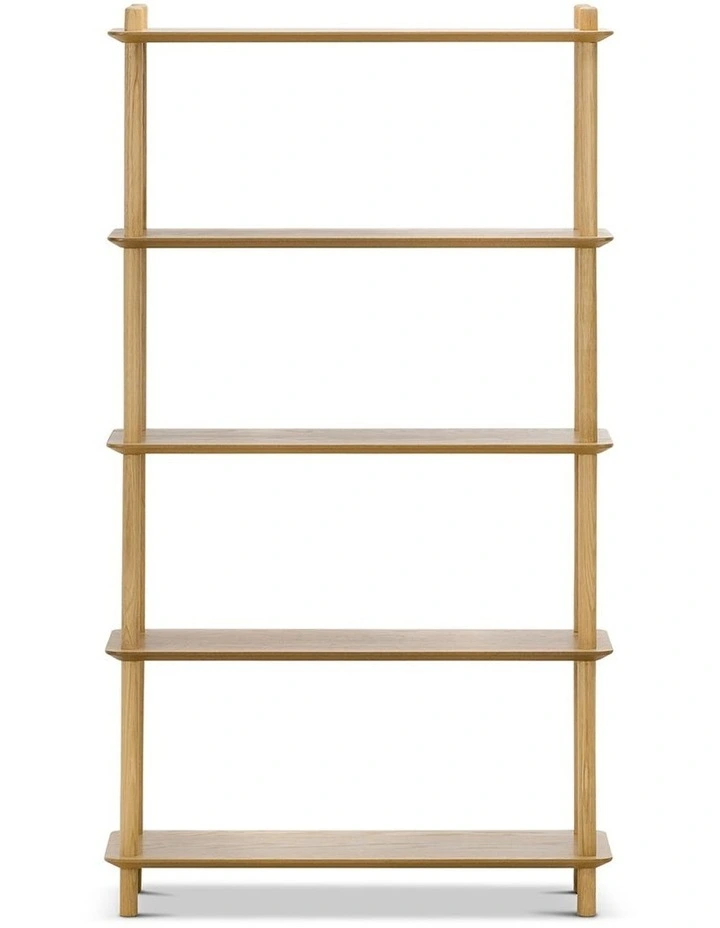 Rakk Tall Bookshelf In Natural Oak image 3
