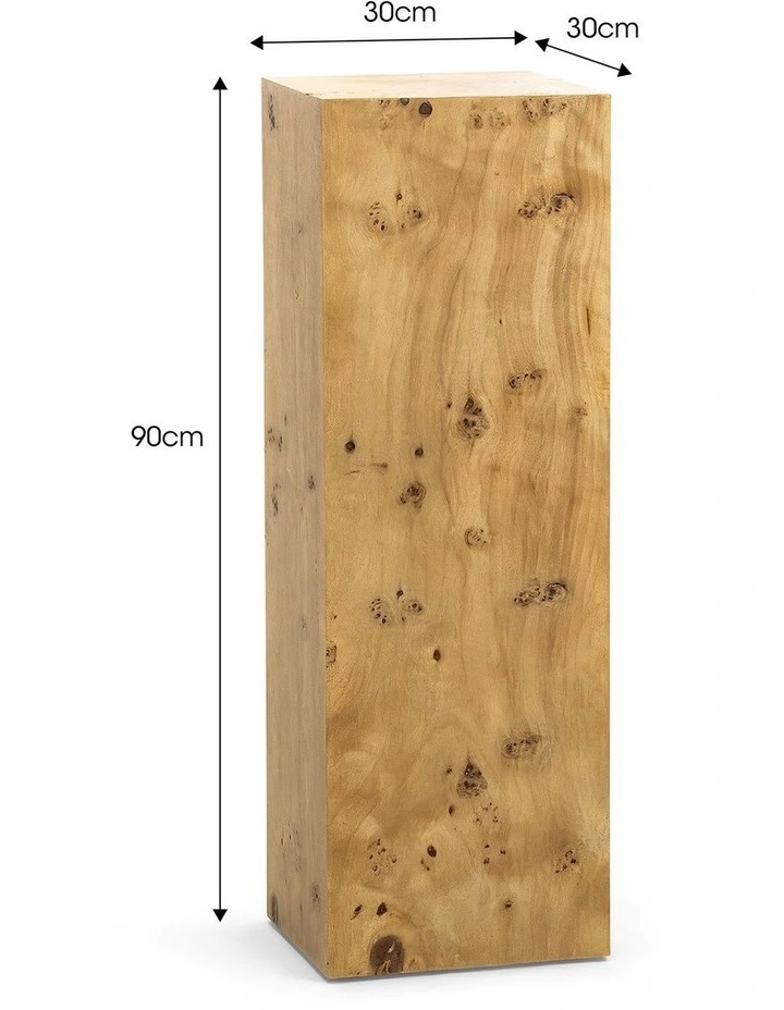 Calix Burl Plinth Large in Natural image 6