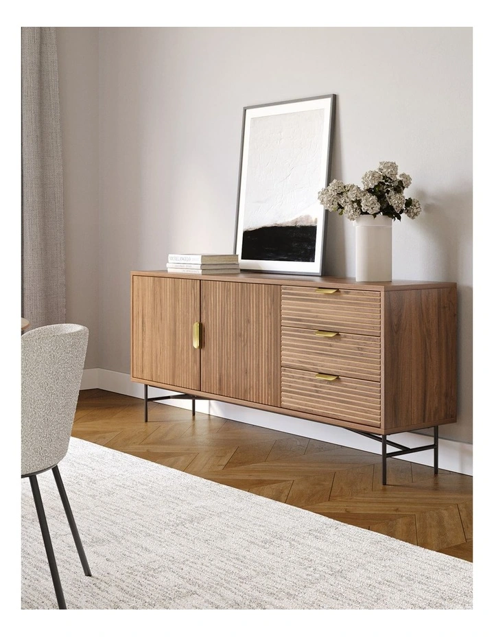 Kina Ripple Sideboard Buffet In Light Walnut image 2