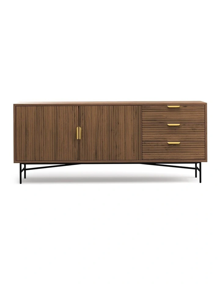 Kina Ripple Sideboard Buffet In Light Walnut image 3