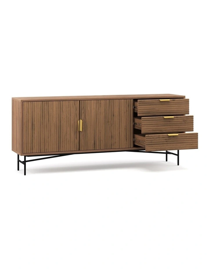 Kina Ripple Sideboard Buffet In Light Walnut image 4