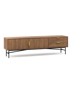 Kina Ripple Tv Entertainment Unit 180cm In Light Walnut