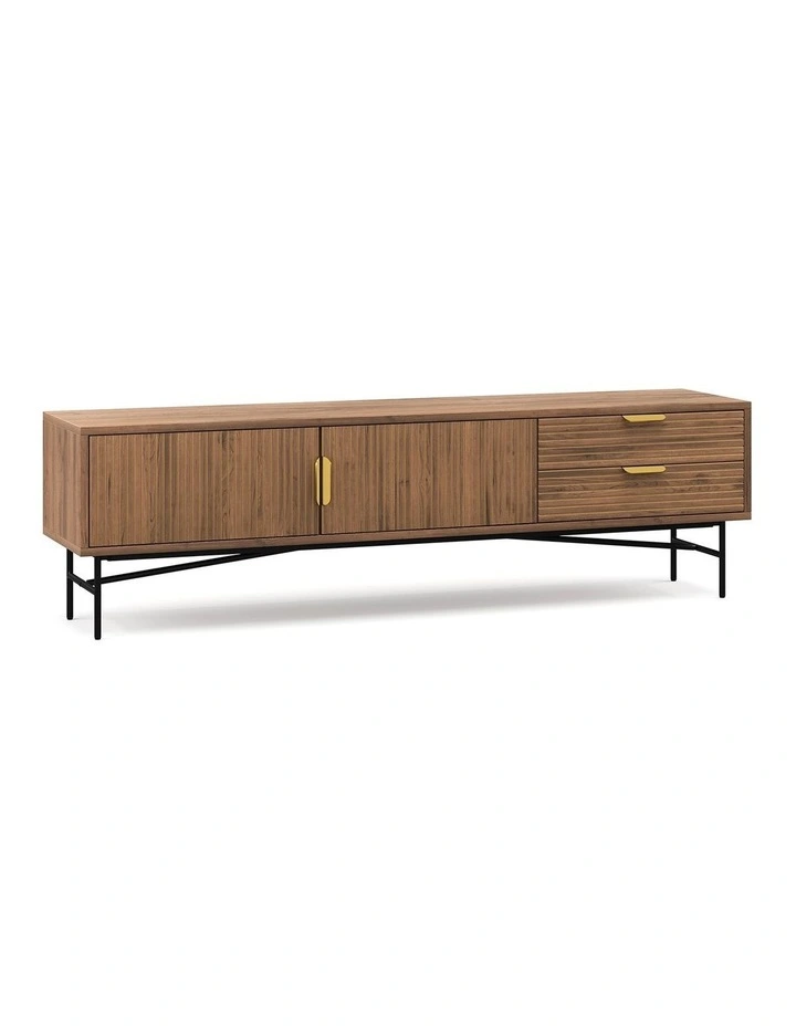 Kina Ripple Tv Entertainment Unit 180cm In Light Walnut image 1