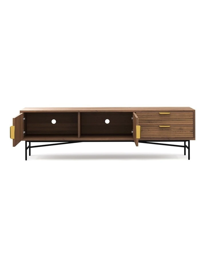 Kina Ripple Tv Entertainment Unit 180cm In Light Walnut image 3