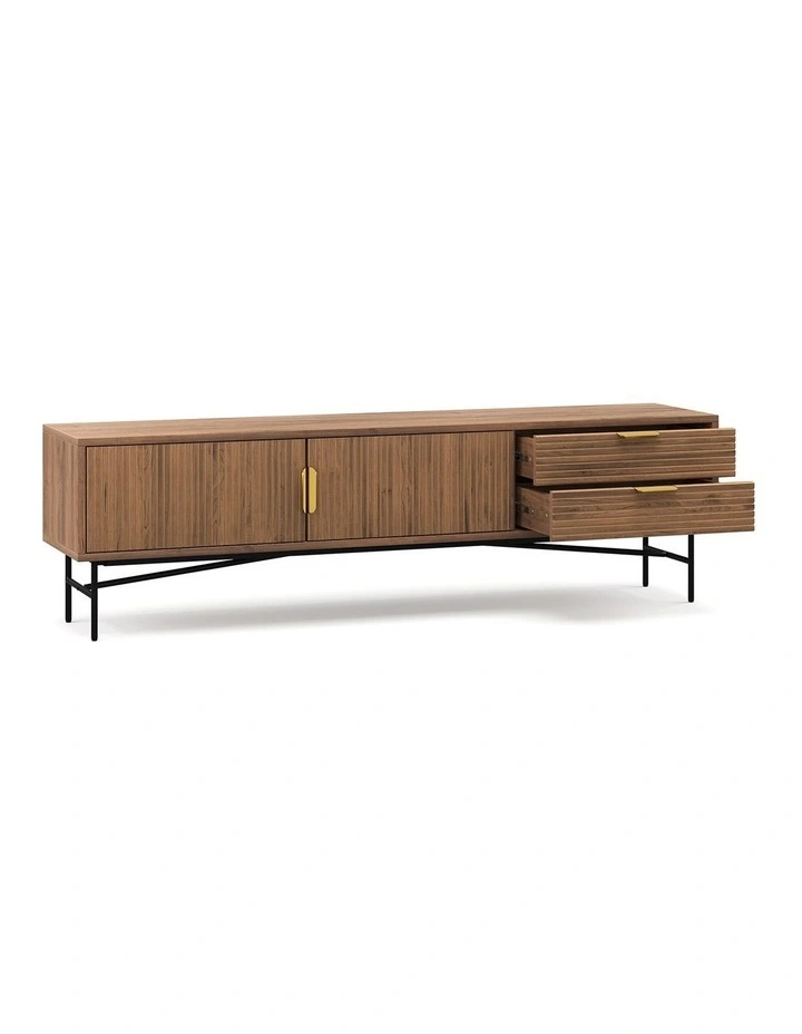 Kina Ripple Tv Entertainment Unit 180cm In Light Walnut image 4