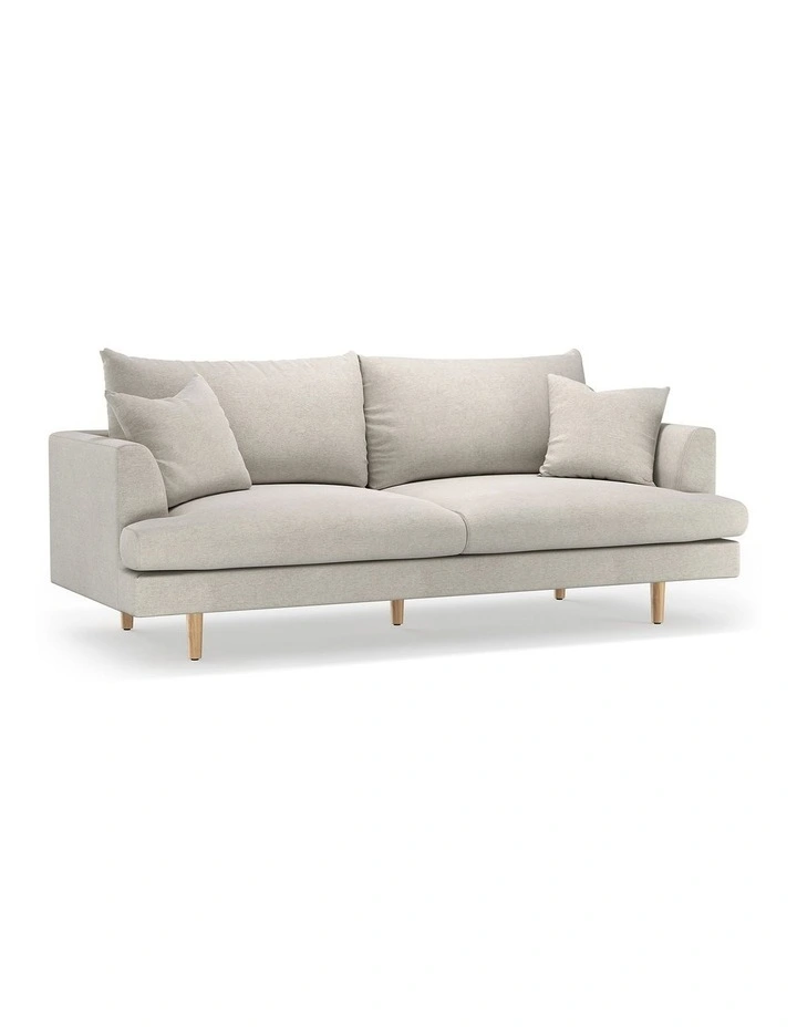 Byron Sofa 3 Seater In Oatmeal Cream image 1