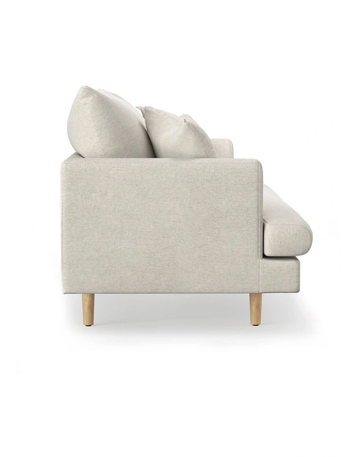 Byron Sofa 3 Seater In Oatmeal Cream image 4