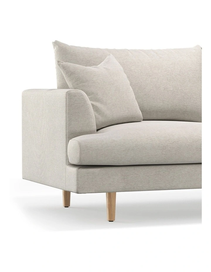 Byron Sofa 3 Seater In Oatmeal Cream image 5