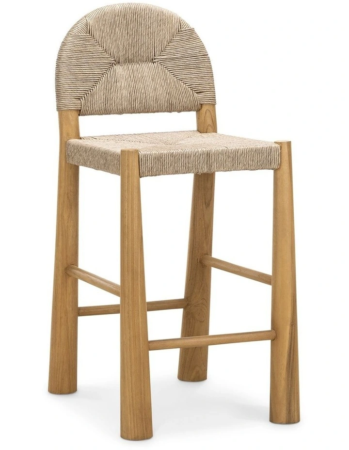 Caliste Arch Woven Rope Counter Stool Indoor & Outdoor image 1