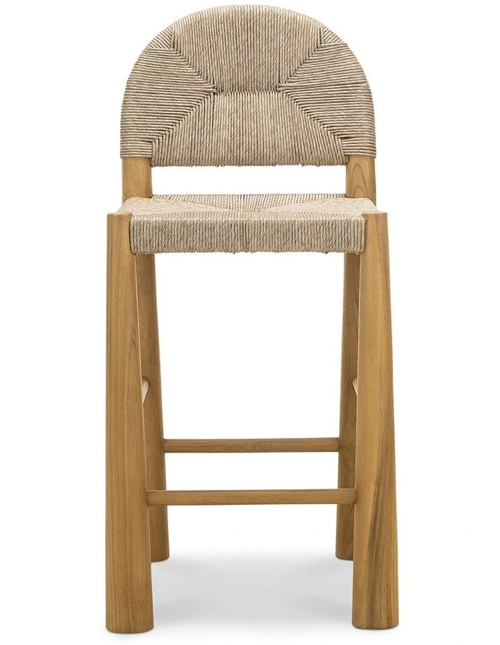 Caliste Arch Woven Rope Counter Stool Indoor & Outdoor image 2