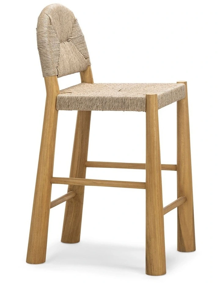 Caliste Arch Woven Rope Counter Stool Indoor & Outdoor image 3