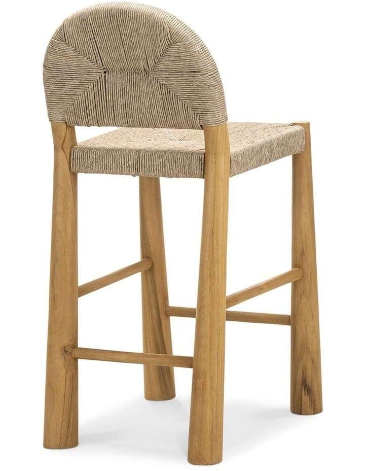 Caliste Arch Woven Rope Counter Stool Indoor & Outdoor image 4