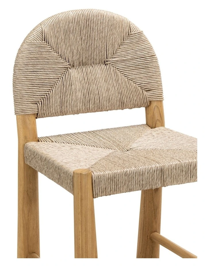 Caliste Arch Woven Rope Counter Stool Indoor & Outdoor image 5