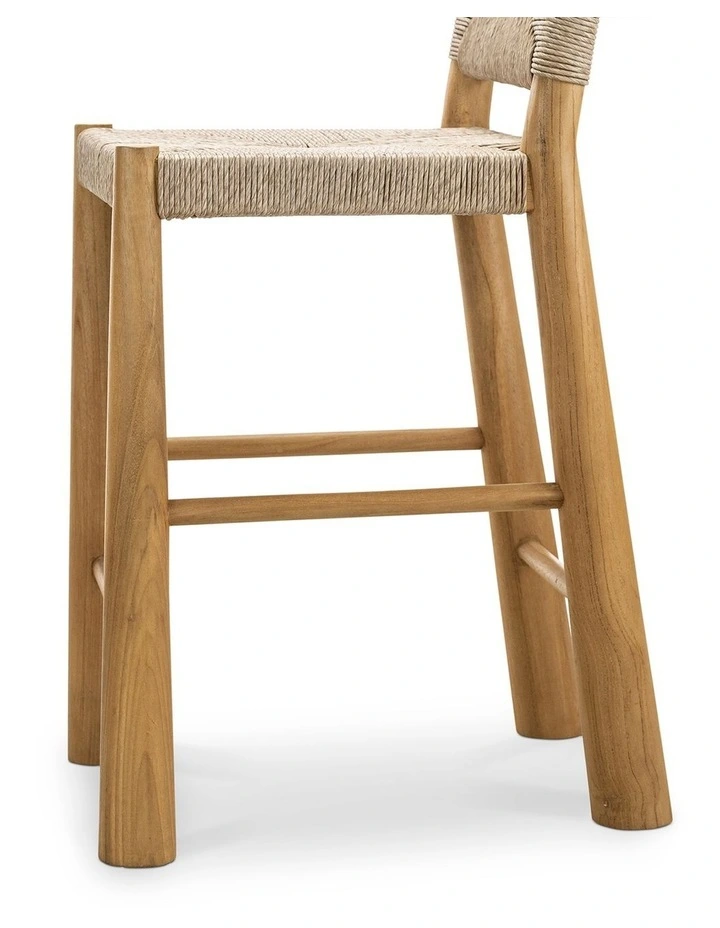 Caliste Arch Woven Rope Counter Stool Indoor & Outdoor image 6
