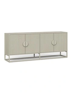 Braxton Ripple Sideboard Buffet In Putty
