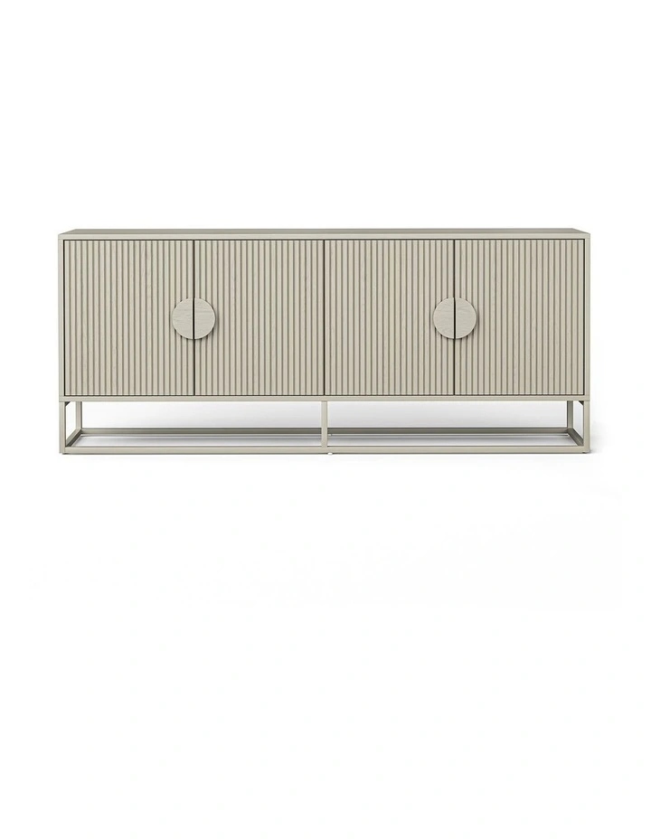 Braxton Ripple Sideboard Buffet In Putty image 2