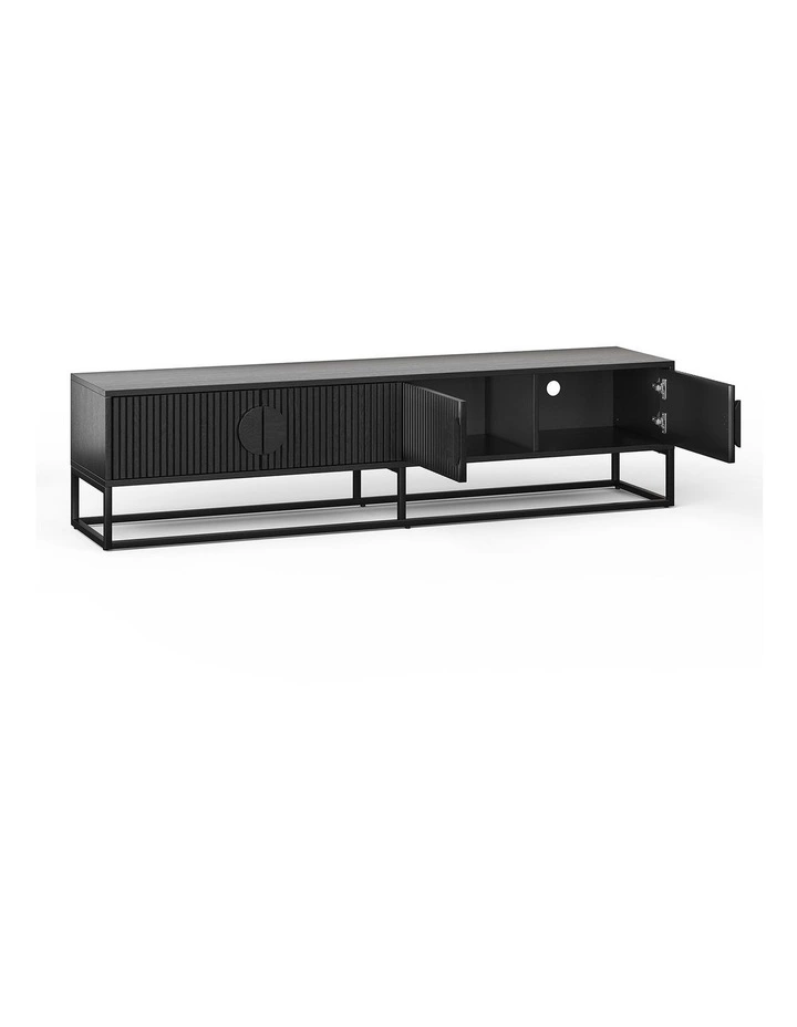 Braxton Ripple Tv Entertainment Unit 180cm in Black image 5
