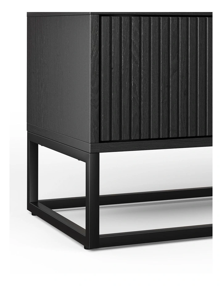 Braxton Ripple Tv Entertainment Unit 180cm in Black image 6