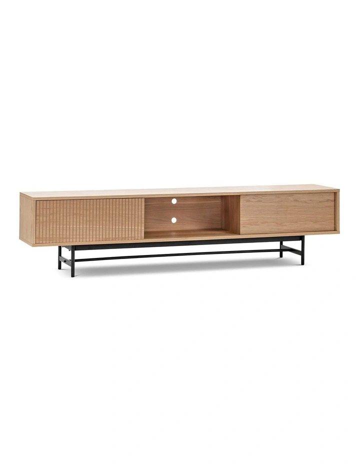 Arae Oak Tv Entertainment Unit 210cm in Multi image 3