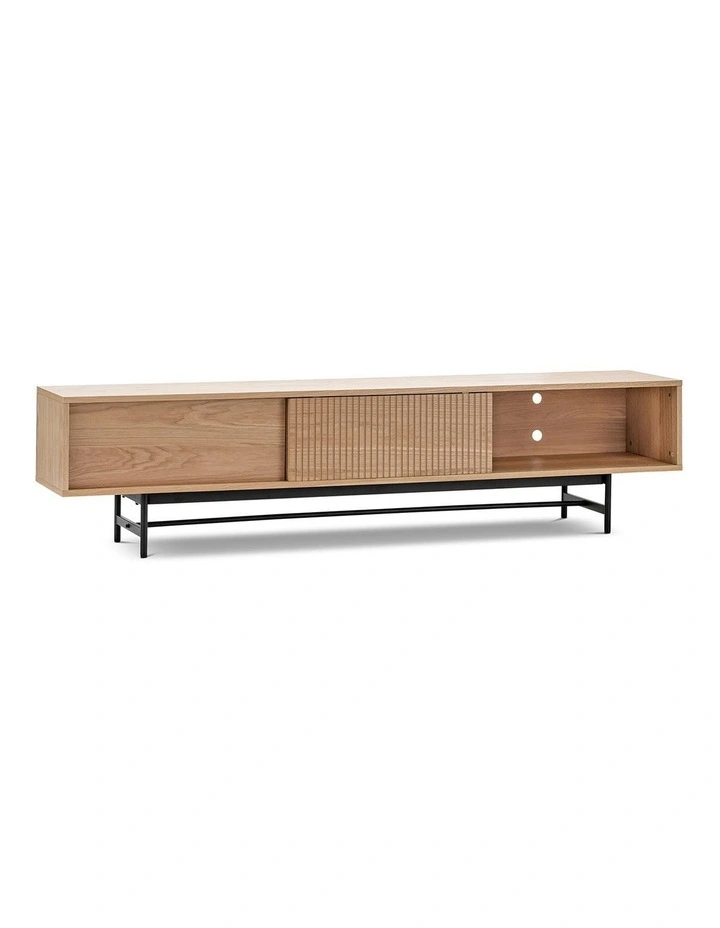 Arae Oak Tv Entertainment Unit 210cm in Multi image 4