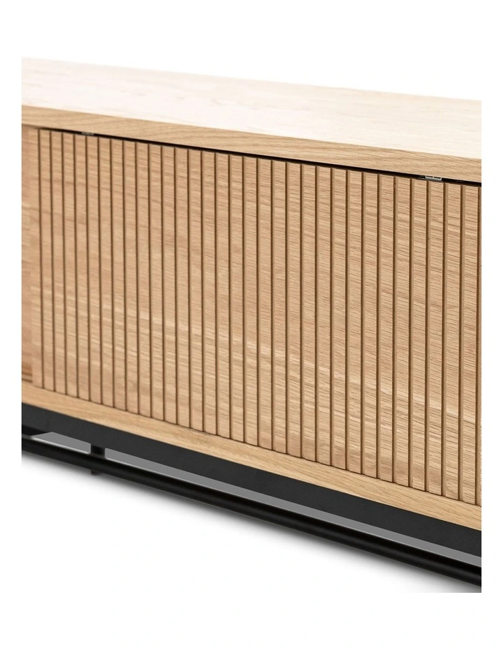 Arae Oak Tv Entertainment Unit 210cm in Multi image 6