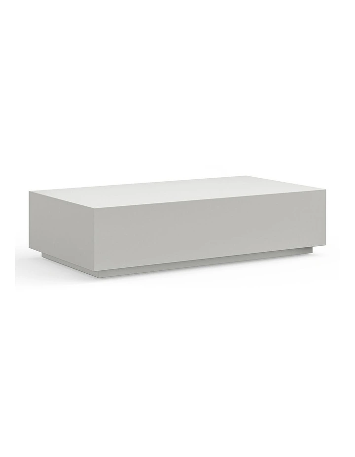 Plade Concrete Coffee Table In Grey image 1