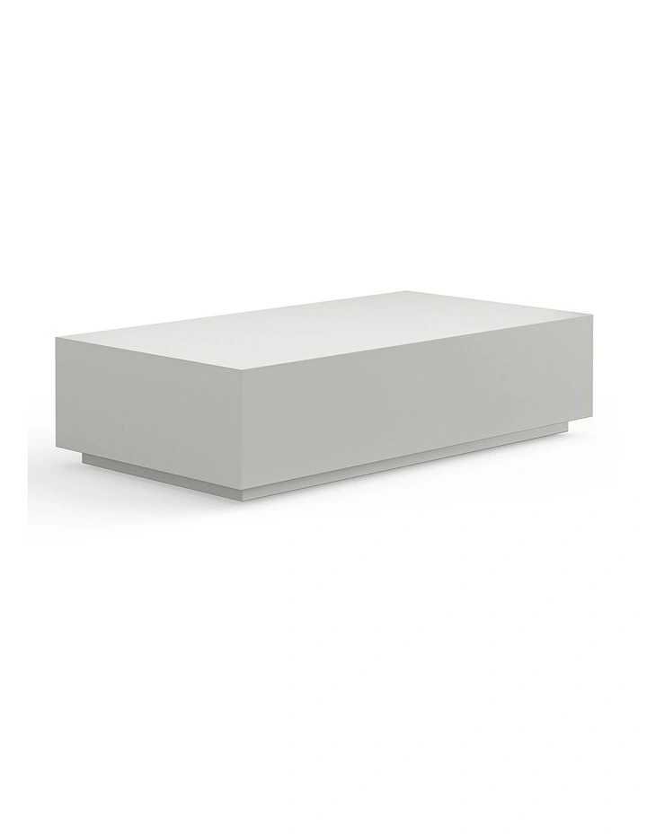 Plade Concrete Coffee Table In Grey image 3