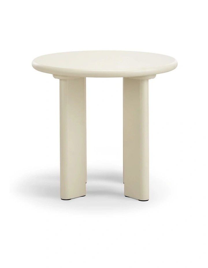 Omni Round Side Table 50cm In Ecru Putty image 2