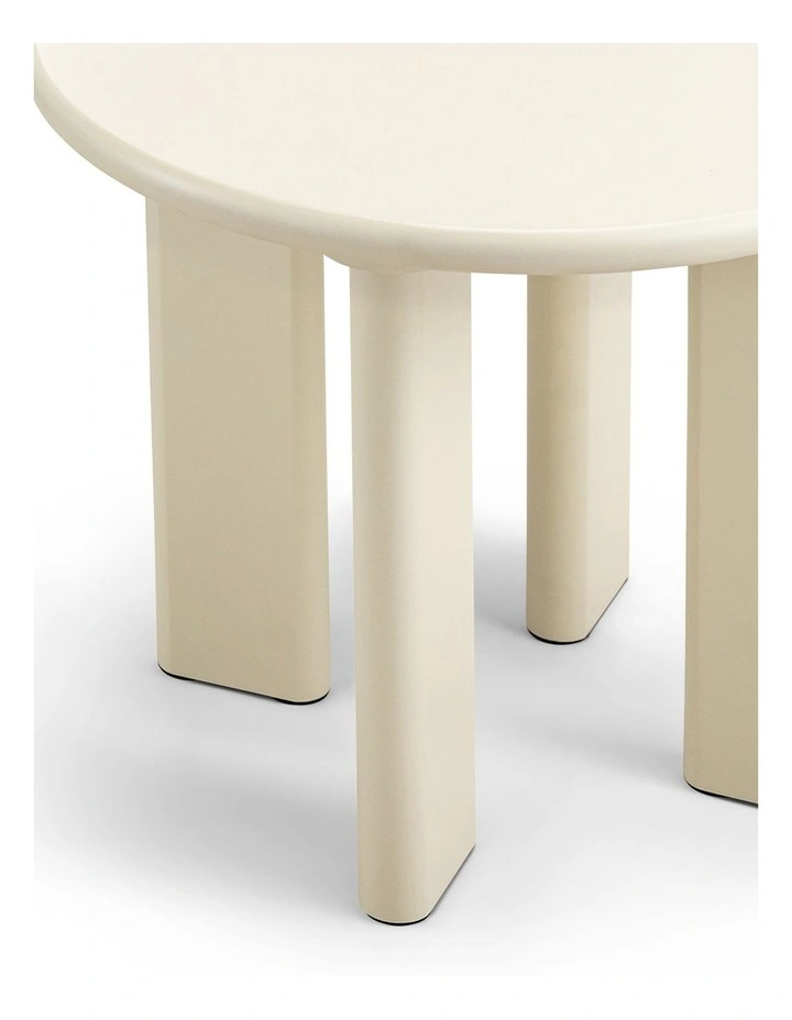 Omni Round Side Table 50cm In Ecru Putty image 6