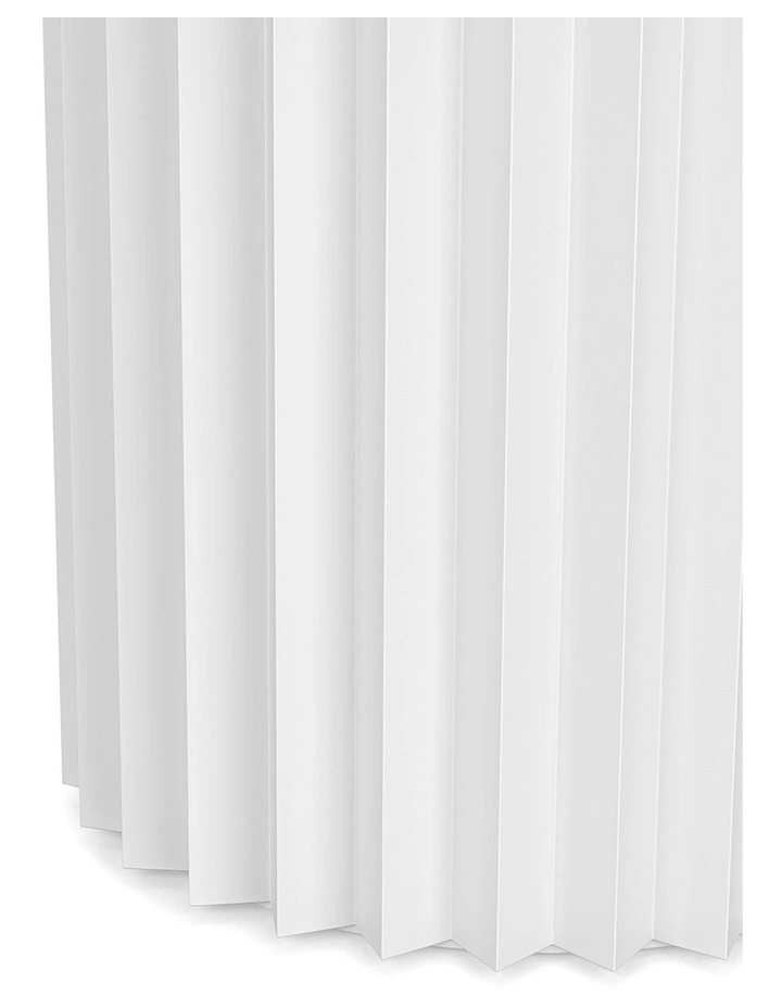 Kaei Fluted Round Dining Table 120cm In White image 6