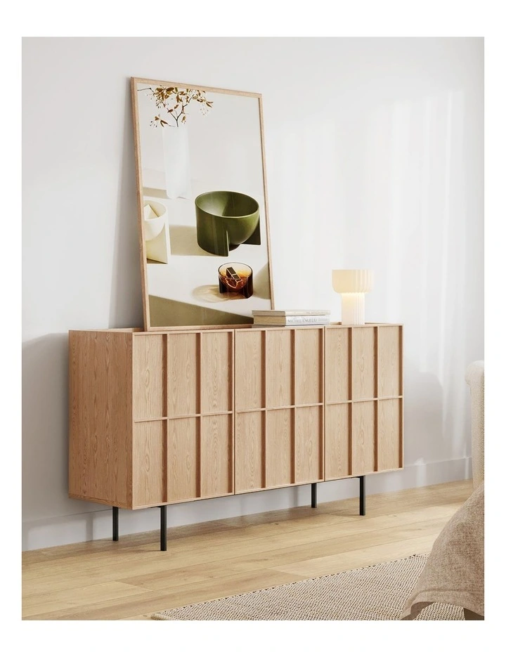 Linea Sideboard Cabinet 160cm In Natural Oak image 3