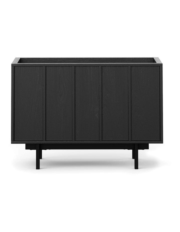 Linea Bedside Table In Black Oak image 4